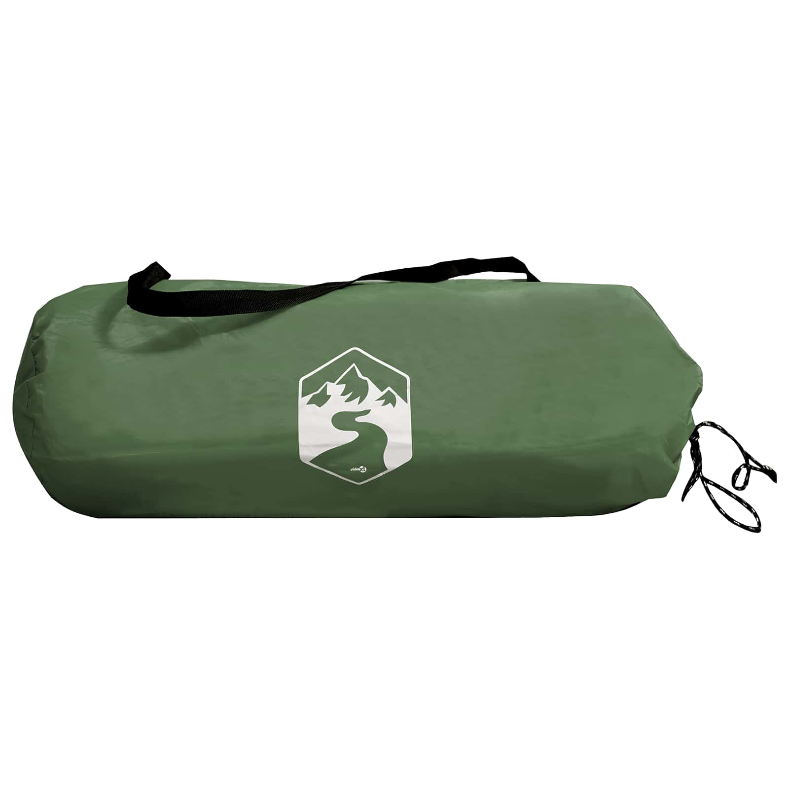 Backpacking Tent Groen 4-persoons 185T Polyester met PU Coating