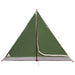 Backpacking Tent Groen 4-persoons 185T Polyester met PU Coating