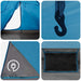 Backpacking Tent Blauw 4-persoons 185T Polyester met PU Coating