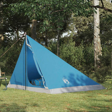 Backpacking Tent Blauw 4-persoons 185T Polyester met PU Coating