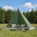 Backpacking Tent Groen 2-persoons 185T Polyester met PU Coating