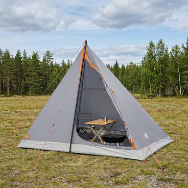 Backpacking Tent Grijs en Oranje 2-persoons