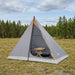 Backpacking Tent Grijs en Oranje 2-persoons