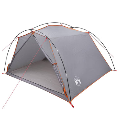 Tunneltent Grijs en Oranje 4-persoons