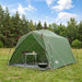 Tunneltent Groen 2-persoons 185T Polyester met PU Coating