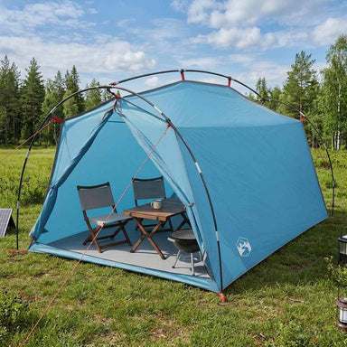 Tunneltent Blauw 2-persoons 185T Polyester met PU Coating