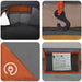 Backpacking Tent Grijs en Oranje 4-persoons