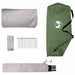 Backpacking Tent Groen 2-persoons 185T Polyester met PU Coating
