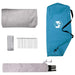 Backpacking Tent Blauw 2-persoons 185T Polyester met PU Coating