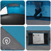 Backpacking Tent Blauw 2-persoons 185T Polyester met PU Coating