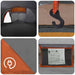 Backpacking Tent Grijs en Oranje 2-persoons