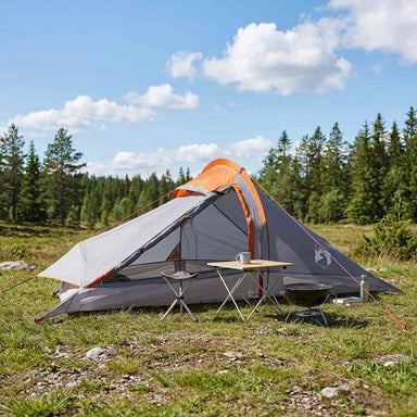 Backpacking Tent Grijs en Oranje 2-persoons