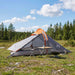 Backpacking Tent Grijs en Oranje 2-persoons