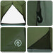 Tunneltent Olijfgroen 2-persoons 185T Polyester met PU Coating
