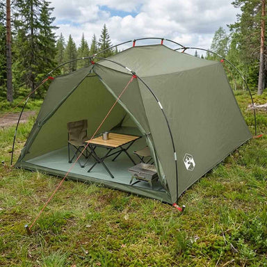 Tunneltent Olijfgroen 2-persoons 185T Polyester met PU Coating