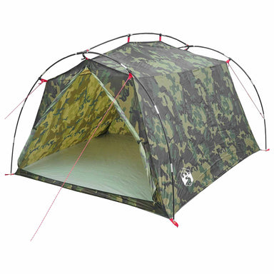Tunneltent Camouflage 2-persoons 185T Polyester met PU Coating
