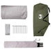 Backpacking Tent Olijfgroen 4-persoons