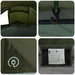 Backpacking Tent Olijfgroen 4-persoons