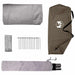 Backpacking Tent Bruin en Grijs 4-persoons