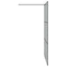Inloop Douche Wand Zwart 140 x 195 cm gehard glas