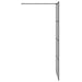 Inloop Douche Wand Zwart 90 x 195 cm gehard glas