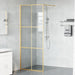 Inloop Douche Wand Goud 80 x 195 cm gehard glas