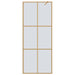 Inloop Douche Wand Goud 80 x 195 cm gehard glas