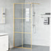 Inloop Douche Wand Goud 90 x 195 cm gehard glas