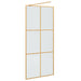 Inloop Douche Wand Goud 90 x 195 cm gehard glas