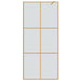 Inloop Douche Wand Goud 90 x 195 cm gehard glas