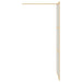 Inloop Douche Wand Goud 90 x 195 cm gehard glas