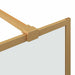 Inloop Douche Wand Goud 100 x 195 cm gehard glas