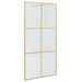 Inloop Douche Wand Goud 100 x 195 cm gehard glas