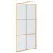 Inloop Douche Wand Goud 100 x 195 cm gehard glas
