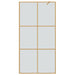 Inloop Douche Wand Goud 100 x 195 cm gehard glas