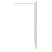 Inloop Douche Wand Goud 140 x 195 cm gehard glas