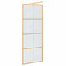 Inloop Douche Wand Goud 80 x 195 cm gehard glas