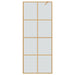 Inloop Douche Wand Goud 80 x 195 cm gehard glas