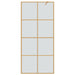 Inloop Douche Wand Goud 90 x 195 cm gehard glas