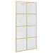 Inloop Douche Wand Goud 100 x 195 cm gehard glas