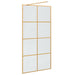 Inloop Douche Wand Goud 100 x 195 cm gehard glas