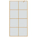 Inloop Douche Wand Goud 100 x 195 cm gehard glas