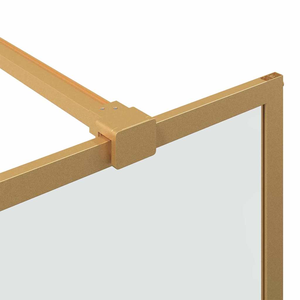 Inloop Douche Wand Goud 115 x 195 cm gehard glas