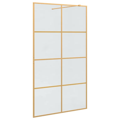 Inloop Douche Wand Goud 115 x 195 cm gehard glas