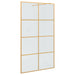 Inloop Douche Wand Goud 115 x 195 cm gehard glas