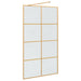 Inloop Douche Wand Goud 115 x 195 cm gehard glas