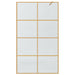 Inloop Douche Wand Goud 115 x 195 cm gehard glas