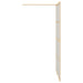 Inloop Douche Wand Goud 115 x 195 cm gehard glas