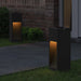 Zonne LED Padverlichting 2 st Warmwit 18 x 18 x 50 cm