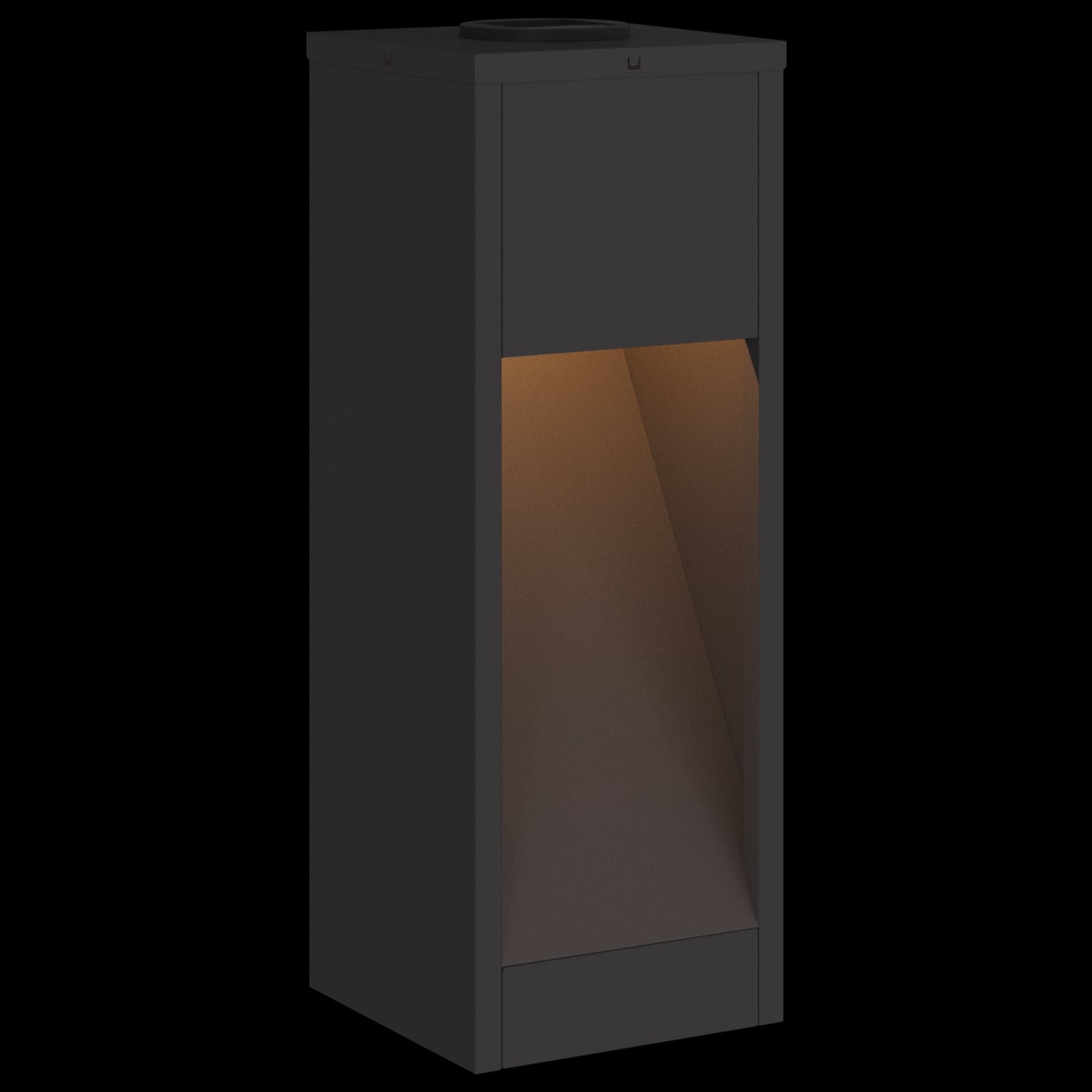 Zonne LED Padverlichting 2 st Warmwit 18 x 18 x 50 cm